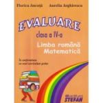 EVALUARE CLASA A IV-A