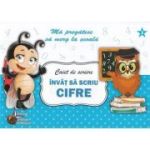Învăț să scriu cifre. Caiet de scriere