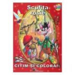 Scufița roșie. Citim și colorăm