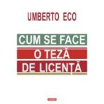 CUM SE FACE O TEZA DE LICENTA