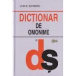 DICTIONAR DE OMONIME