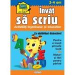 Învăț să scriu. Activități ingenioase și educative. Cu abțibilduri distractive. 3-4 ani