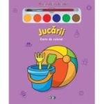 Jucării (carte de colorat + acuarelă + pensulă)
