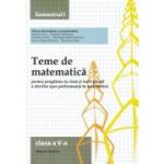 Teme de matematică. Clasa a V-a. Semestrul I