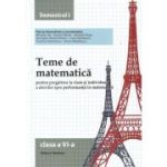 Teme de matematică. Clasa a VI-a. Semestrul I