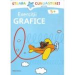 Exerciții grafice. 5+. albastru