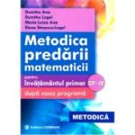 Metodica predării matematicii pentru învățământul primar după noua programă