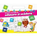 Primele exerciții de adunare și scădere. Bloc cu abțibilduri