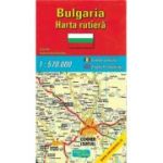 BULGARIA. Hartă rutieră