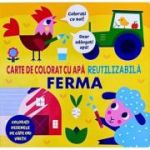 Ferma. Carte de colorat cu apă. Reutilizabilă