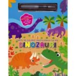 Dinozauri. Carte de colorat reutilizabilă cu apă