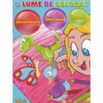 O lume de colorat. Vol. 2. Dinozauri, păsări, insecte