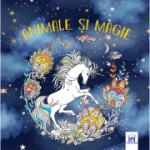 Animale si magie. Carte de colorat pentru adulți