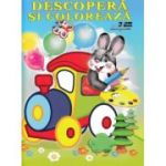 Descoperă și colorează. Jucării