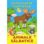 Animale sălbatice. Autocolante ilustrative
