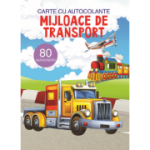 Mijloace de transport. Carte cu autocolante