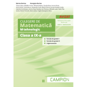 CULEGERE DE MATEMATICA. PROFIL M TEHNOLOGIC. CLASA A IX-A