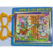 LUPUL SI CEI SAPTE IEZI. CARTOANE CU MANER