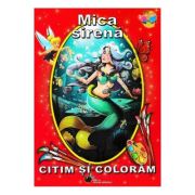 Mica sirenă. Citim și colorăm