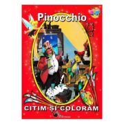 Pinocchio. Citim și colorăm