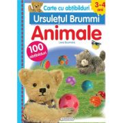 Ursulețul Brummi. Animale. Carte cu abțibilduri. 3-4 ani