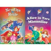 2 Povești. Scufița Roșie și Alice în Țara Minunilor
