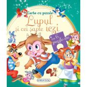 Lupul și cei șapte iezi. Carte cu 6 puzzle-uri