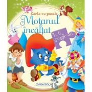 Motanul încălțat. Carte cu 6 puzzle-uri