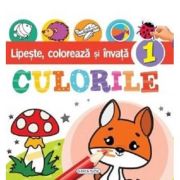 Lipește, colorează și învață culorile 1