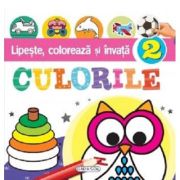 Lipește, colorează și învață culorile 2