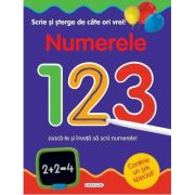 Numerele. Scrie și șterge de câte ori vrei!