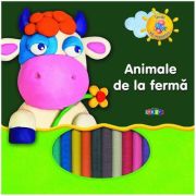 Animale de la fermă.Învăț să modelez (plastilină)