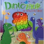 Dințozaur se spală pe dinți