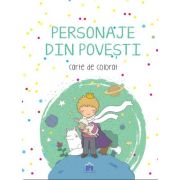 Personaje din povești. Carte de colorat
