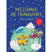 Mijloace de transport. Carte de colorat. 4-5 ani