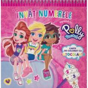 Învăţ numerele.Împreună cu Polly Pocket. Carte de colorat cu autocolante