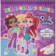 Învăţ adunarea şi scăderea.Împreună cu Polly Pocket. Carte de colorat cu autocolante