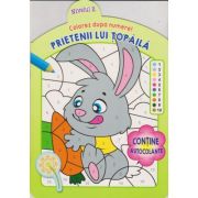 Colorez după numere! Prietenii lui Ţopăilă. Nivelul 2