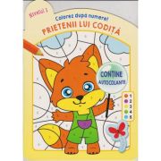 Colorez după numere! Prietenii lui Codiţă. Nivelul 1