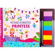 Prințese. Pictează cu degetele