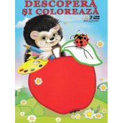 Descoperă și colorează. Fructe