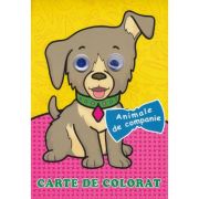 Animale de companie. Carte de colorat cu ochișori