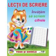 Învățăm să scriem cifrele. Lecții de scriere