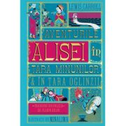 Aventurile Alisei în Țara Minunilor & în Țara Oglinzii. Ediție ilustrată