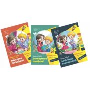 Set 3 caiete de lucru. Grădiniță. 4-5 ani. Educarea limbajului+Activitate matematică+Cunoașterea mediului