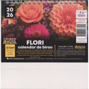 Calendar de birou 2026. Flori