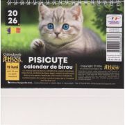 Calendar de birou 2026. Pisicuțe