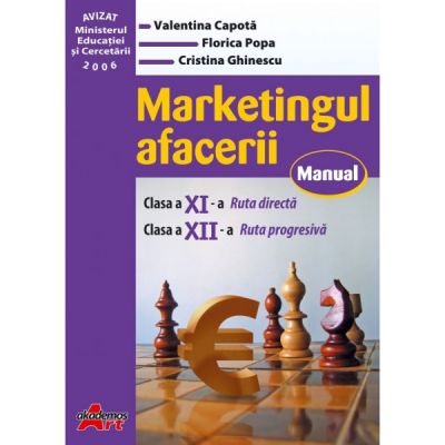 MARKETINGUL AFACERII. MANUAL PENTRU CLASA A XI-A RUTA DIRECTA SI CLASA A XII-A RUTA PROGRESIVA