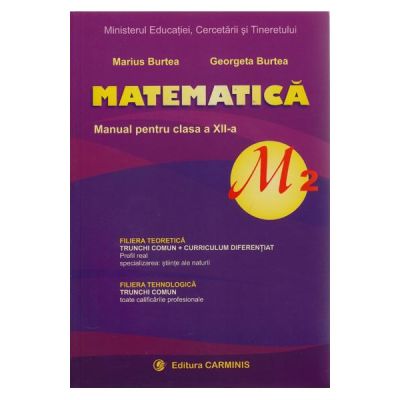 Matematică. Profil M2. Manual. Clasa a XII-a