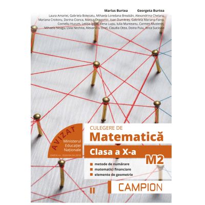 CULEGERE DE MATEMATICA. PROFIL M2. CLASA A X-A. SEMESTRUL II